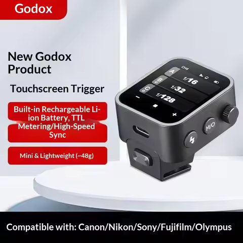 x3 Godox X3 TTL HSS 2.4G Wireless Flash Trigger OLED Touch Screen Transmitter Quick Charge for Canon
