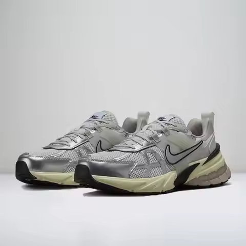 Nike V2K Run Retro Running Shoes Comfort Cushioning Lightweight Breathable Daily Running or Casual W