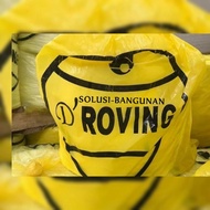 D'Roving Fiber Glass Serat Kaca Bahan Campuran Pembuatan Lis Plafon Gypsum Kemasan Karung 18 Kg