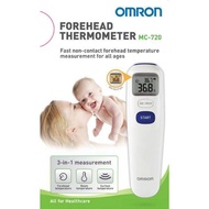 Omron เครื่องวัดอุณหภูมิทางหน้าผาก รุ่น MC-720 (สามารถวัดอุณหภูมิทางร่างกาย, วัตถุ และอุณหภูมิห้อง)