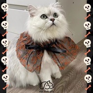 現貨🎃萬聖節南瓜圖案寵物披風 萬聖節狗狗造型飾物 萬聖節狗披肩 貓貓萬聖節造型 萬聖節貓披肩 寵物萬聖節衣服｜Halloween pet clothes Halloween pet cosplay