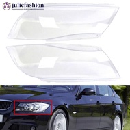 JULIEFASHION Car Headlight Cover Headlamp Shade Xenon Headlight Clear Lens Shell Cover For BMW 3-ser