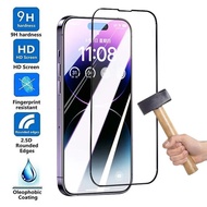Tempered Glass For iPhone 15 14 13 12 Pro Max Plus Mini Screen Protector 9H HD Clear Full Curved Films Phone Accessories Glass