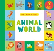 Animal World: 9 Mini Board Book Box Set (Clever Mini Board Books) Animal World: 9 Mini Board Book Bo