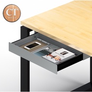 Personal Metal Drawer / Under Desk Storage Organizers / Office Mounted Sliding Under Desk Pull-out D