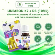 [GENUINE] LINEABON K2 + D3 SUPPLEMENTS VITAMIN D3 AND VITAMIN K2 (10ML) - HELP ABSORPTION CALCIUM EF