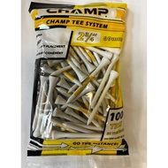 Green Pine Golf CHAMP Tee System Bamboo Tees 69mm $