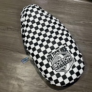 Retro Checkerboard Seat Cover BOSTON Vespa Sprint Primavera S LX LXV GTS Nmax Aerox PCX Vario