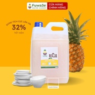 [Can 10L] Nước rửa chén hữu cơ  FUWA3E enzyme sinh học dứa 10L – An toàn cho da tiết kiệm 30% nước