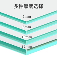 Tempered Glass Desktop Customized Coffee Table TV Cabinet Table Top Folding Table Customized Rectangular Glass Table Mat111 domiciliary