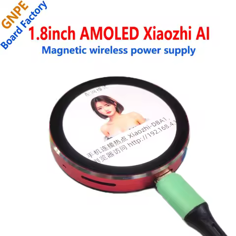ESP32-S3 1.8 inch AMOLED Round Display XiaoZhi AI & DeepSeek Voice Chat AIoT Development Board