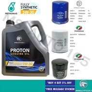 (Petronas) Proton 5w30 4L Fully Synthetic Engine Oil SN 4L Petronas Minyak Hitam Enjin Kereta Car