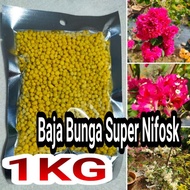 Baja Paksa Bunga Lebat Super Nifosk Flower Fertilizer / Bunga Lebat / Bunga Kertas / Keladi repack 1KG