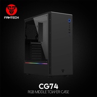 FANTECH CG74 RGB MIDDLE TOWER CASE Supports Motherboard : ATX, Mini-ItX, Macro-ITX motherboards