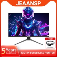 JEAANSP Borderless Gaming Monitor 22 24 25 Inch 75HZ1080P HD PC Monitor IPS Office Computer Monitor 