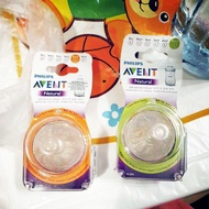 Avent teat natural (puting botol susu avent) 2pcs in pack