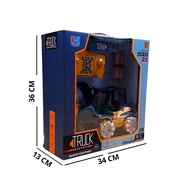 HENGJIAN MAINAN RC FORKLIFT TRUCK CRANE KONSTRUKSI REMOTE CONTROL VERSI BARU 21 FUNGSI 807