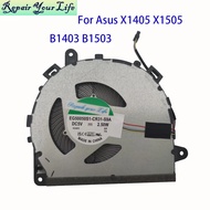*Laptop CPU Fan Cooler Radiator For Asus CX1405 CX1505 ExpertBook B1403CVA P1403 PM1503 BM1503CDA 13