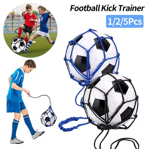 Soccer Return Trainer Net Fits Ball Size 3 4 5 Soccer Training Aids Soccer Ball Net Kicker for Youth