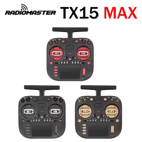 Radiomaster TX15 Max 3.5inch IPS Touchscreen Radio Controller ExpressLRS With AG02 CNC Hall Gimbal B