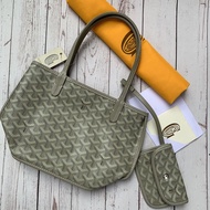 Goyard กระเป๋า Goya สไตล์ใหม่น้ำหอมขนาดเล็กย้อนยุคกระเป๋าแฟชั่นช้อปปิ้งอเนกประสงค์สไตล์ร้อนแรงสินค้าใหม่ของแท้