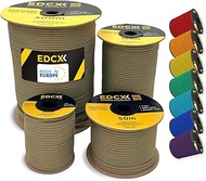 EDCX 4mm Nylon Paracord 550 100m (330 feet) - Type III, 100% Nylon Rope, 7 Strand Rope, 4mm Nylon Ro