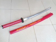 pedang katana samurai dragon merah