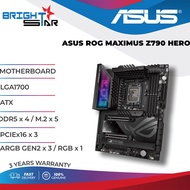 ASUS ROG MAXIMUS Z790 HERO MOTHERBOARD / LGA1700 MOBO / ATX / DDR5 x 4 / M.2 x 5 / PCIEx16 x 3 / ARG