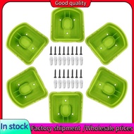 Stock-6Pcs Battery Holder for 18V Wall Mounted Battery Mounts Portable Li-Ion Battery Hanger Battery