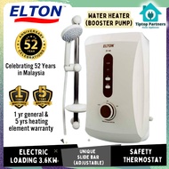 Elton Instant Shower Water Heater - 3.8kW with AC Pump (SP188)