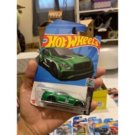 HOTWHEELS BENTLEY CONTINENTAL GT3 GREEN (REFER GAMBAR)