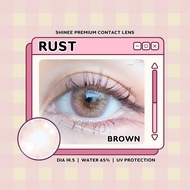 คอนแทคเลนส์🌈Rust🌈 Brown / Gray (Shinee) ขนาดบิ๊กอาย💖