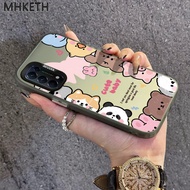 MHKETH Case For OPPO Reno 5 4G 5 5G 5K 6 4G Find X3 Lite Cute Animal Avatar Phone