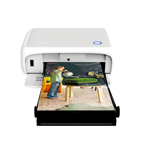 CP4000L Mini Portable Full-Color Photo Printer 4x6 Inch 300dpi Thermal Transfer Sublimation Interfac