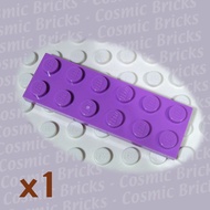 LEGO plate 2 x 6 - Magenta Purple Plate (NEW) 3795