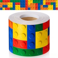 Building block bulletin board border, classroom border, colorful bulletin board decoration, classroo