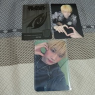 Unsealed photocard album ticket ver cye & pob web beatroad close your eyes minwook, sungmin, majingx