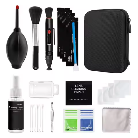 19-47pcs Camera Cleaner Kit DSLR Lens Digital Camera Sensor Cleaning Kit for Sony Fujifilm Nikon Can