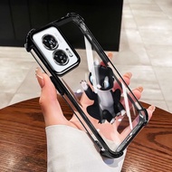 YBD Case For Motorola Moto Edge 50 Fusion G60 G60S G40 Fusion Anti-drop Protection Cartoon Dragon Cl