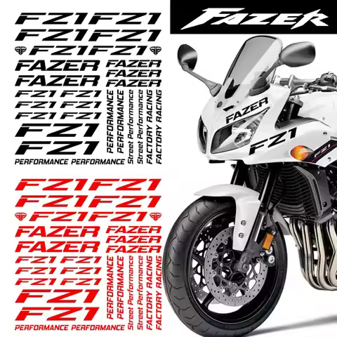 For Yamaha FAZER FZ1 600 1000 Reflective Motorcycle Stickers Motor Bike Body Helmet Fender Windshiel