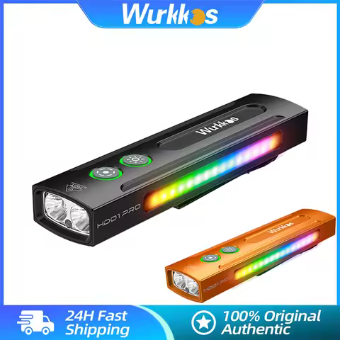 Wurkkos HD01 PRO Torch 1200LM Multifunctional Flashlight with 365nm UV Light Green Beam RGB LEDs Whi