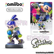 (SOLD) 全新現貨 任天堂 Nintendo amiibo Splatoon Blue Boy Figure 漆彈大作戰 斯普拉遁 手辦