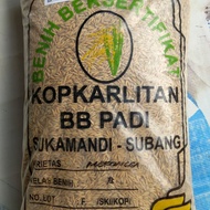 benih padi unggul MEKONGGA bersertifikat label putih 5 kg