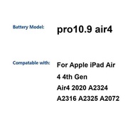 Tablet Battery Durable For Apple iPad Air 4 4th Gen Air4 2020 A2324 A2316 A2325 A2072 pro10.9 7606mA