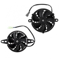 พัดลมทำความเย็นหม้อน้ำรถจักรยานยนต์สากลสำหรับมอเตอร์ครอสลุยโคลนหลุม ATV UTV Quad โกคาร์ทบั๊กกี้น้ำมั