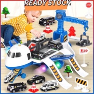 Big Airplane Toys Plane Mainan Kapal Terbang Aeroplane Toys Kids Toys Mainan Budak Lelaki Police Sce