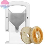 Bagel Cutter Slicer with Safety Handle Household Bagel Slicer Stainless Steel Bagel Precision Cutter
