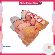 ALOHA Clearance Bra Cup A Size 34-38 Women Comfortable Bra Baju Dalam Wanita Normal Padded Bra