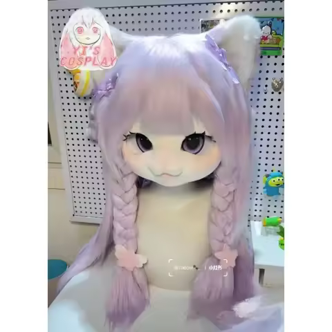 Fursuit Furry Eyeball Furryfandom Cosplay Costume Furry Suit Kigurumi Headsets Accessories Animal Du