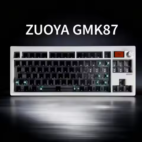 Zuoya GMK87 Mechanical Keyboard KIT With Display Screen RGB Backlit Gasket Structure Gaming Hot Swap